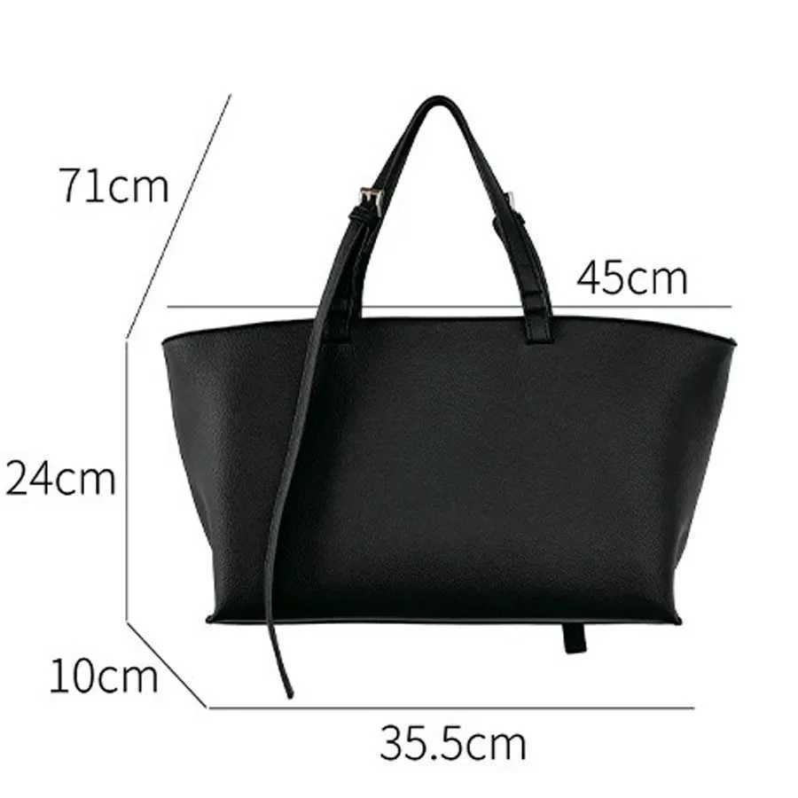 Soft Wen Tote Bag PU Leather Shoulder Bags for Wen NEW Handbags Large Shopper Purses Y250730