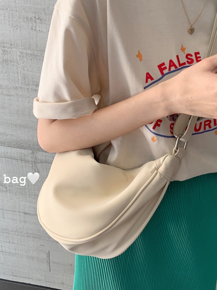 Designer Bag Casual Simple Luxury Bag Dumpling Bag Nylon Canvas Bag For Women 2025 New Crossbody Bag Versatile Chest Bag Lightweight Underarm Bag Tote
