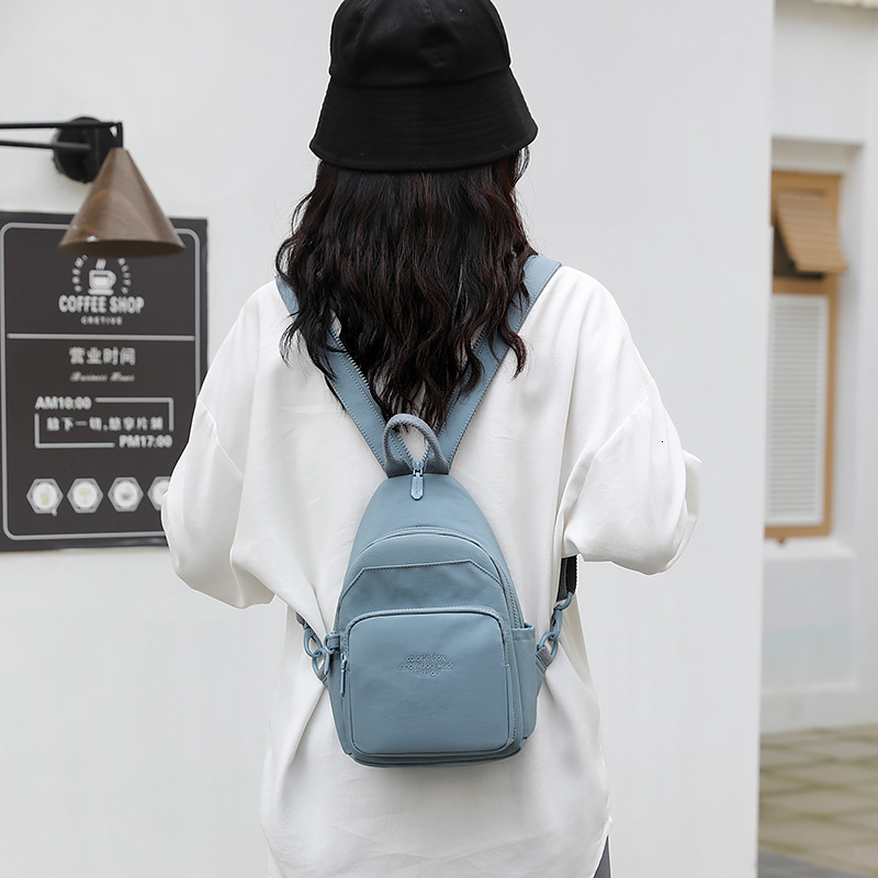 Colorful Fox New 2025 Women's Versatile Nylon Shoulder Bag Simple Casual Multifunctional Backpack ddmymoon