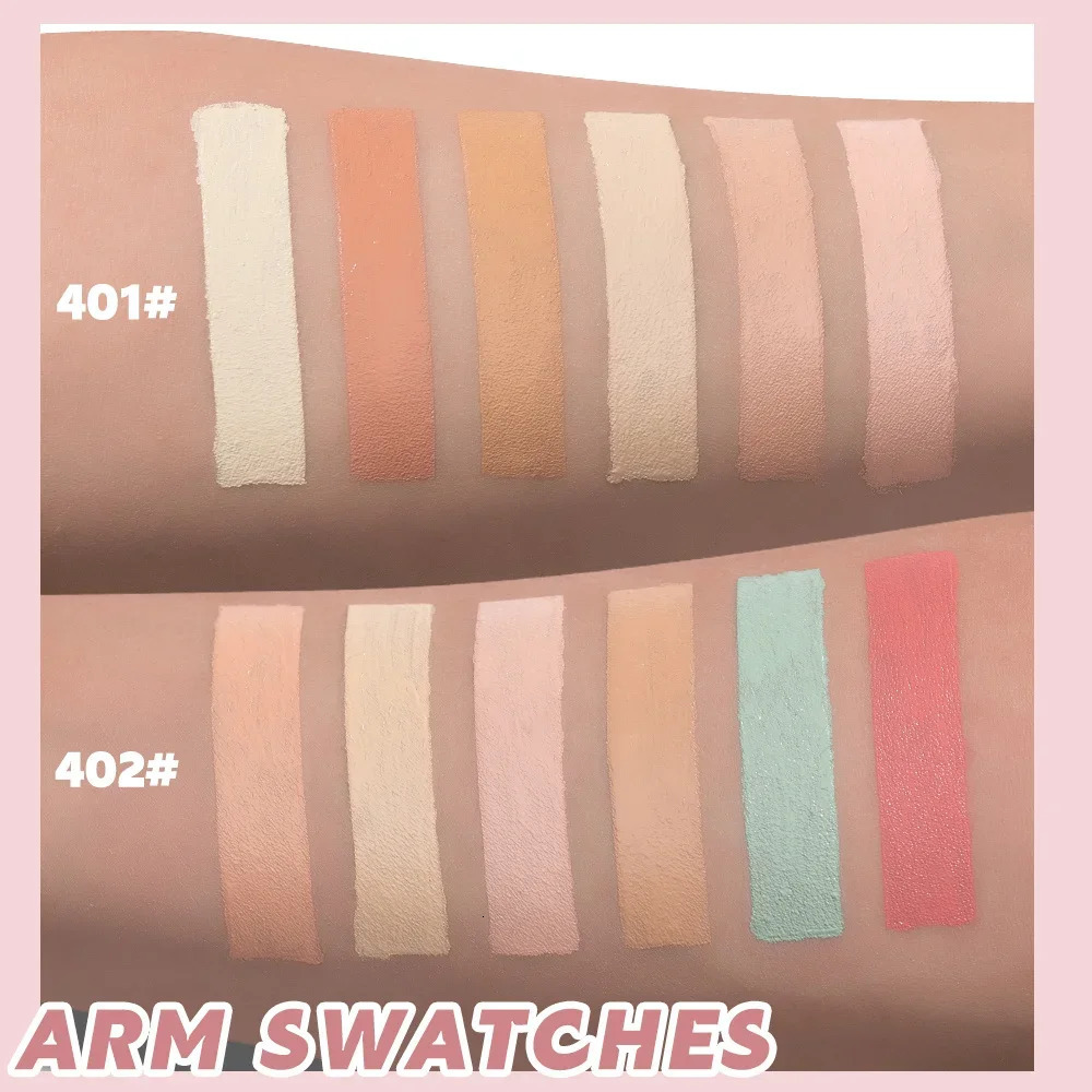 BEAUTY GLAZED Concealer Cream 3 Color Correction Long Wearing Full Coverage Waterproof Acne Dark Circles Brightening 250730