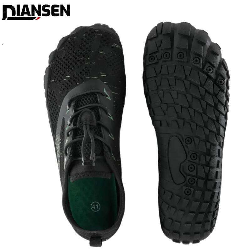 Wide Toe Zero Barefoot Mens Minimalist Water Shoes Breathable for Walking Rock Climbing Wrestling Trail Running Sneakers