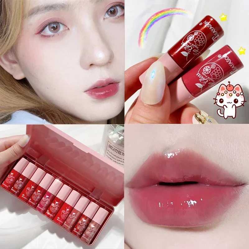 Mirror Water Light Lip Gloss Transparent Glass Lasting Moisturizing Waterproof Liquid Lipstick Pearlescent Fine Shine Lip Gloss G250728