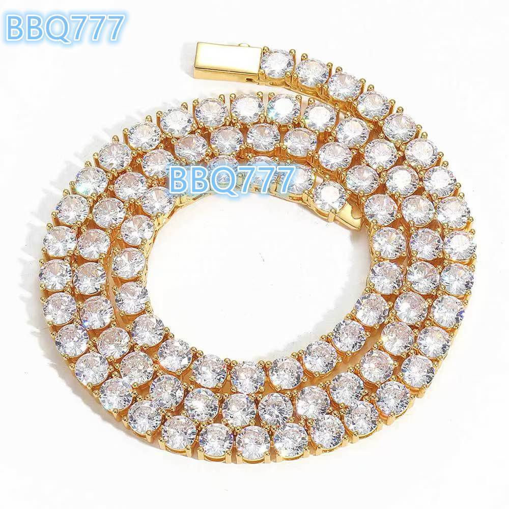 Hip Hop 925 Sterling Silver Bracelet Jewelry Iced Out Tennis Chain Bracelet for Men Women VVS Moissanite Diamond Bracelet