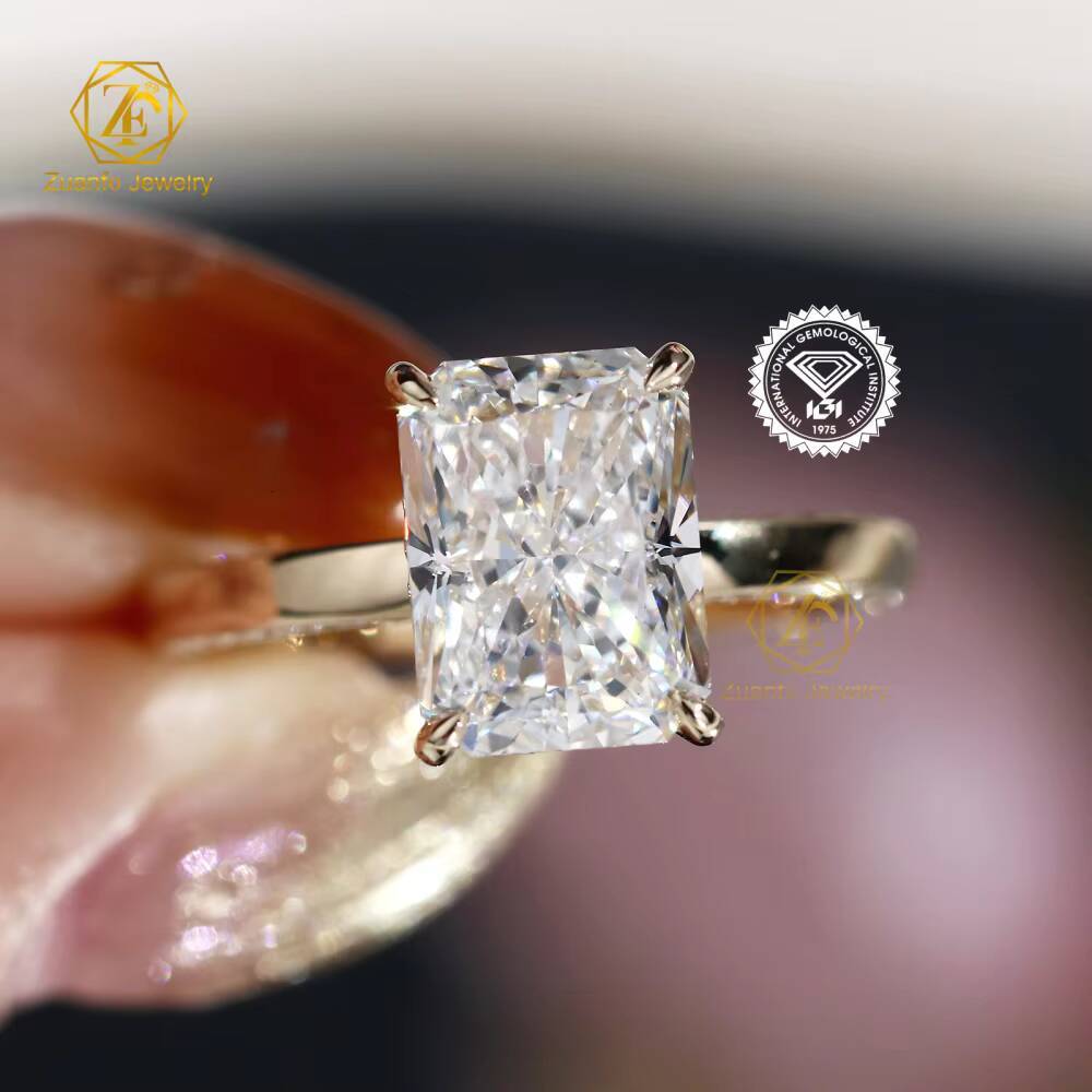 Lab Grown Synthetic Diamond Ring for Special Occasions Jewelry Piece Highlighting Unique Diamond Ring