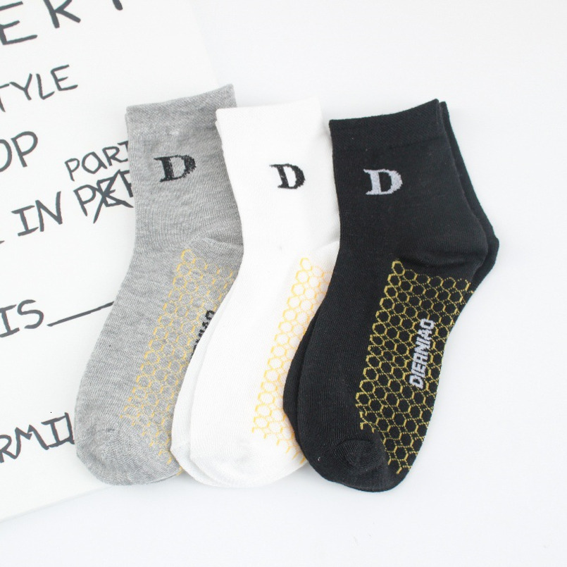 Four Seasons Socks, Polyester Cotton, Black Business Men's Mid-Calf Socks Factory