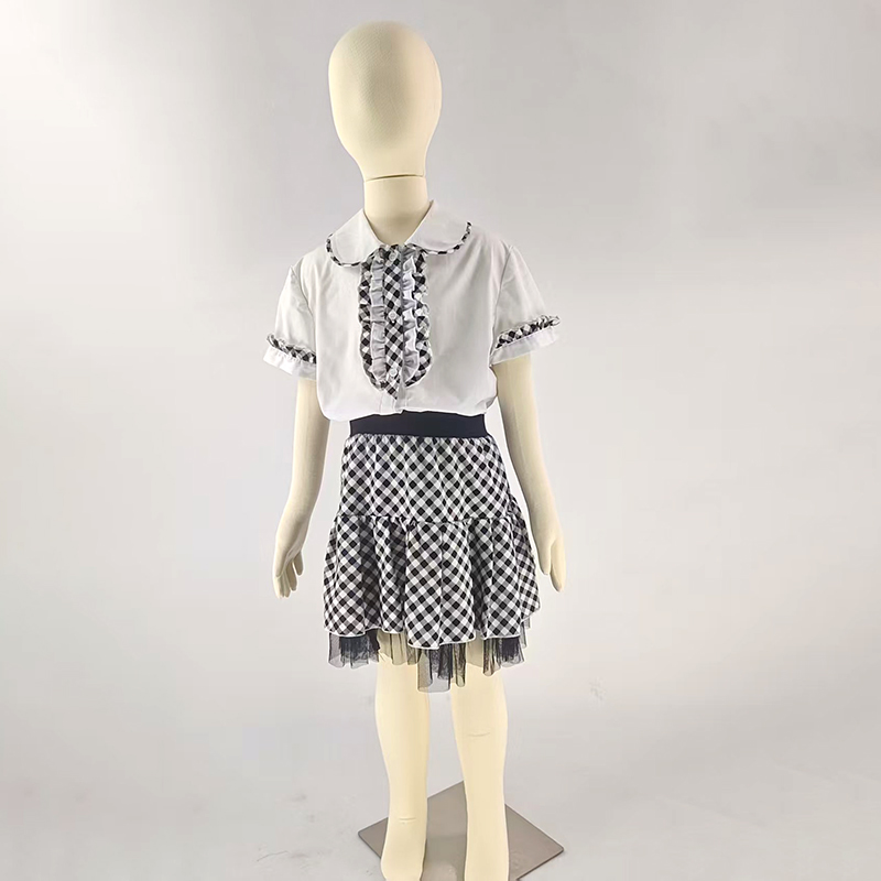 Wholesale customized sweet school uniforms, boys' and girls' sets, uniforms