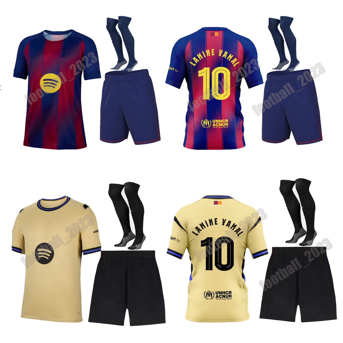 LAMINE YAMAL Kids Football Kits - Soccer Jerseys for Ages