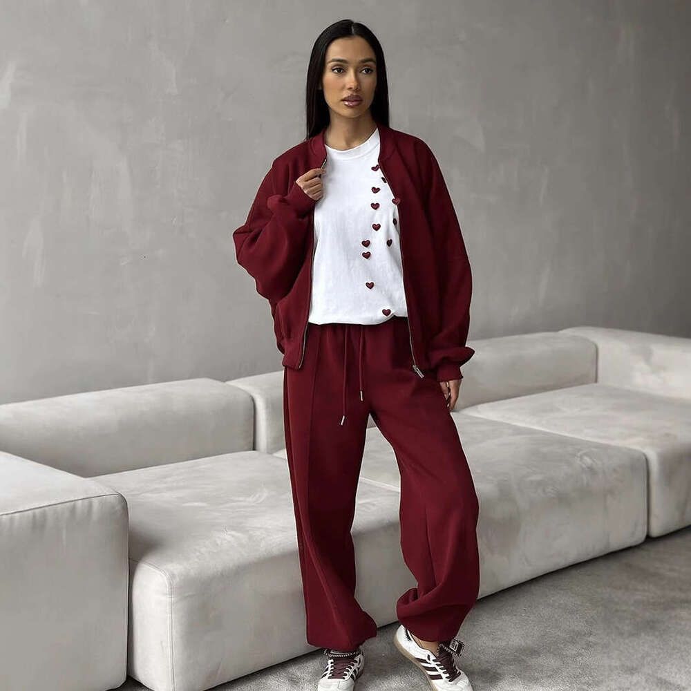 Women's Spring Summer New Trendy Brand Printed Casual Short Sleeve Fashion 3D Heart Sticker Round Neck Versatile Solid Color T-Shirt Ins B5