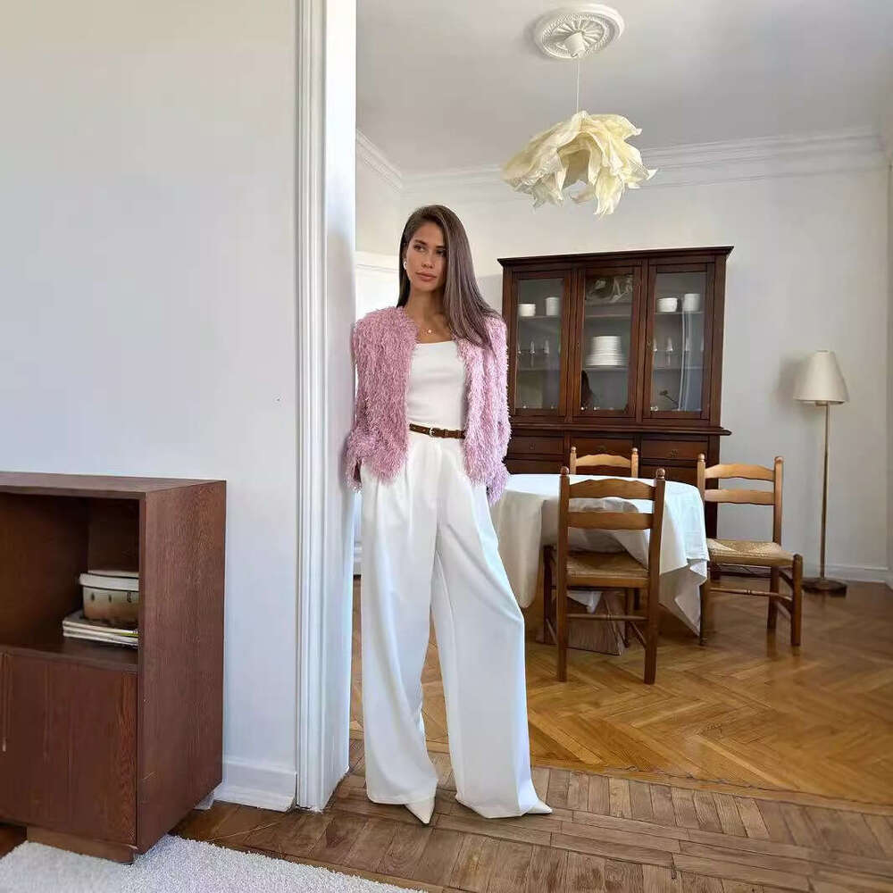 Autumn Winter New Tassel Suit Women's Style Versatile Korean Elegant Coat Top + Skirt B5