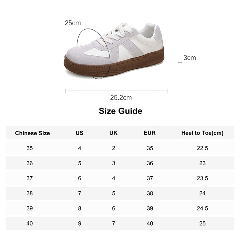 Mulinsen flat-soled Korean-style cool German training shoes for women 2025 spring and autumn new thick-soled height-enhancing versatile casual sneaker