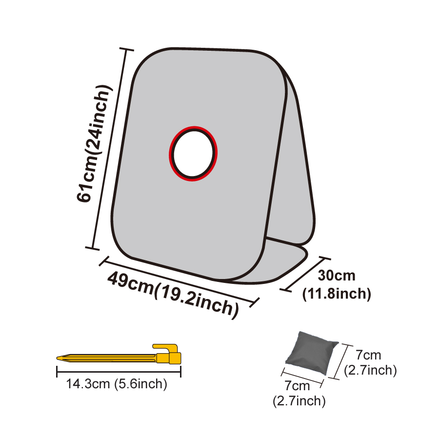 Durable Three-in-One Sandbag Toss Game Set for Children