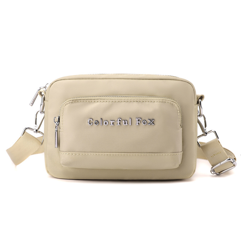 Colorful Fox Summer New Women's Shoulder Fashion Simple Multi-layer Casual Versatile Phone Crossbody Bag ddmymoon