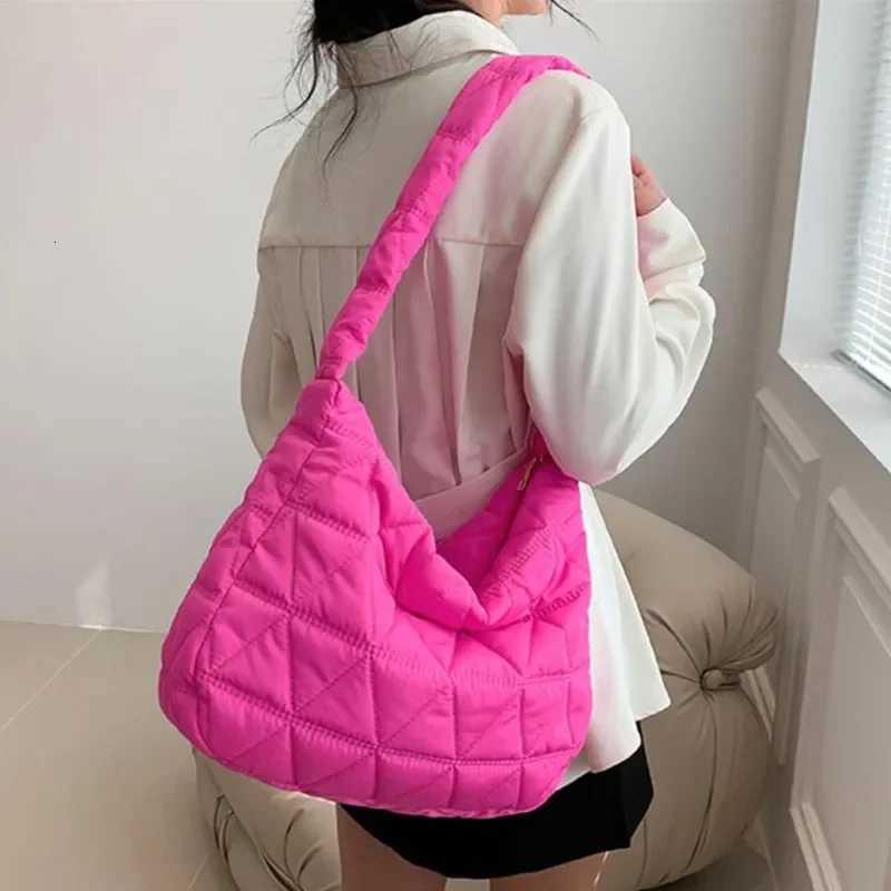 7777777777777777 Puffer Quilted Crossbody Bag Y2K Padded Shoulder Bag Trendy Large Capacity Casual Shopping Bag for Women Daily Use Travel Work Y25073