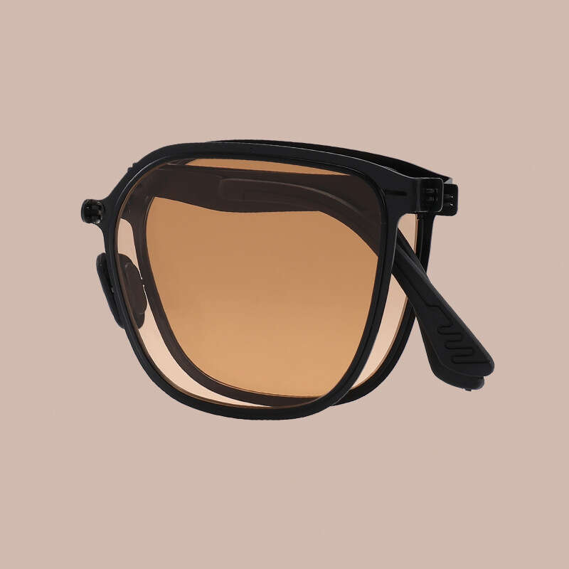 DHcollections 2025 Foldable Square Sunglasses - UV400 Protection, Metal Frame, Portable & Stylish for Men/Women (7 Trendy Colors)