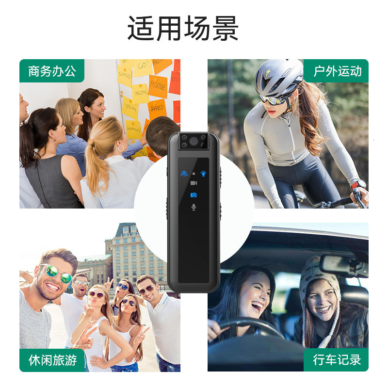 CS07 Back Clip 1080P HD Camera 180 ° Rotating camera infrared night vision recorder