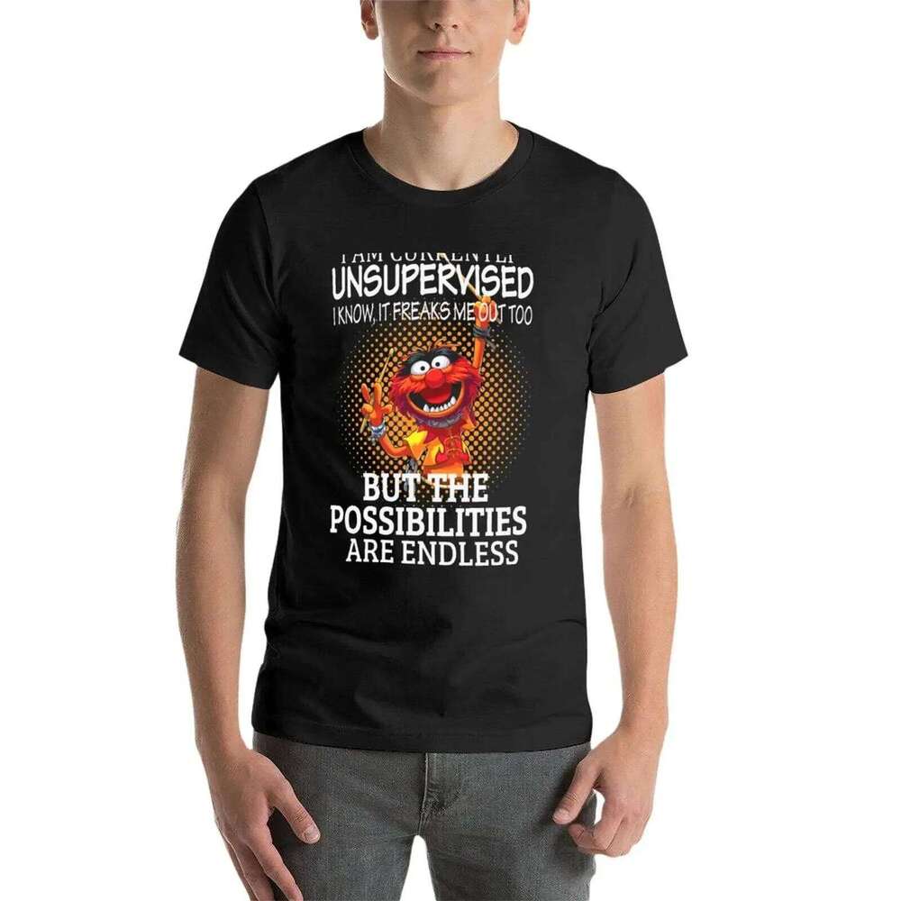 Am Currently Unsupervised I Know, It Freaks Me Out Too But The Possibilities Are Endless T-Shirt sweat t shirt for men