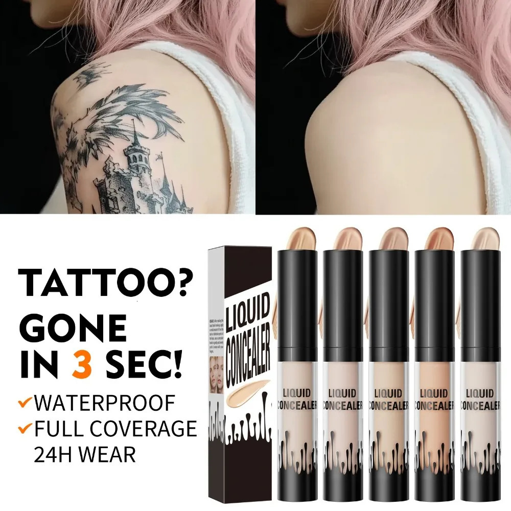 Tattoo concealer does not jam powder to cover spots acne marks dark circles concealer concealer 250730