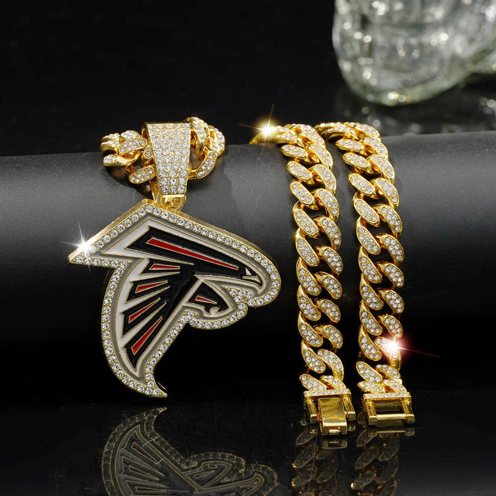Hot Selling Trendy Hip-Hop Necklace Fashionable Personalized Alloy Team Pendant for Men
