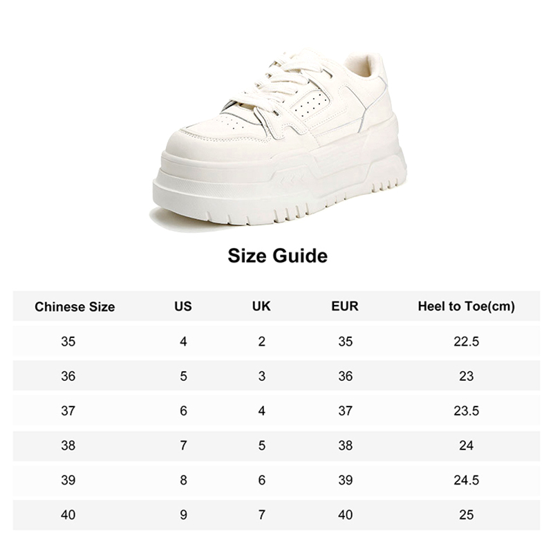 Mulinsen thick-soled white shoes for women 2025 four seasons new versatile casual sports genuine leather platform shoes small size sneakers