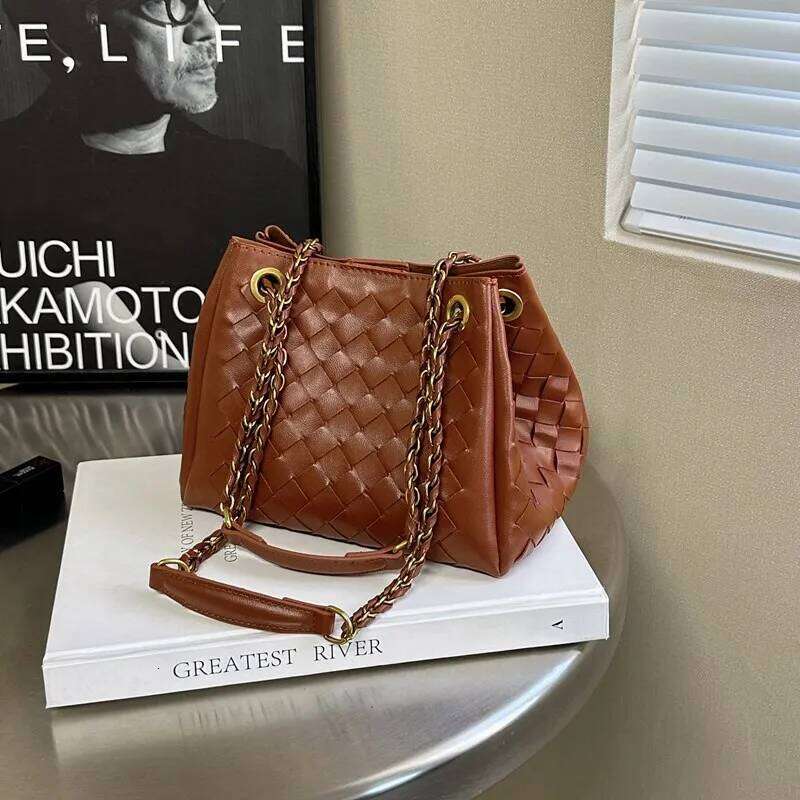 Classic Women's Elegant Tote Bag Leather Crossbody Handbags Brand For Ladies Designer Style MDNG