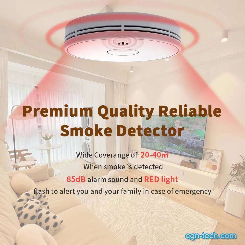 Standalone Smoke Alarm customization V-Come Advanced Alarm Detector with Long-Lasting Lithium Battery for Home Safety VS02