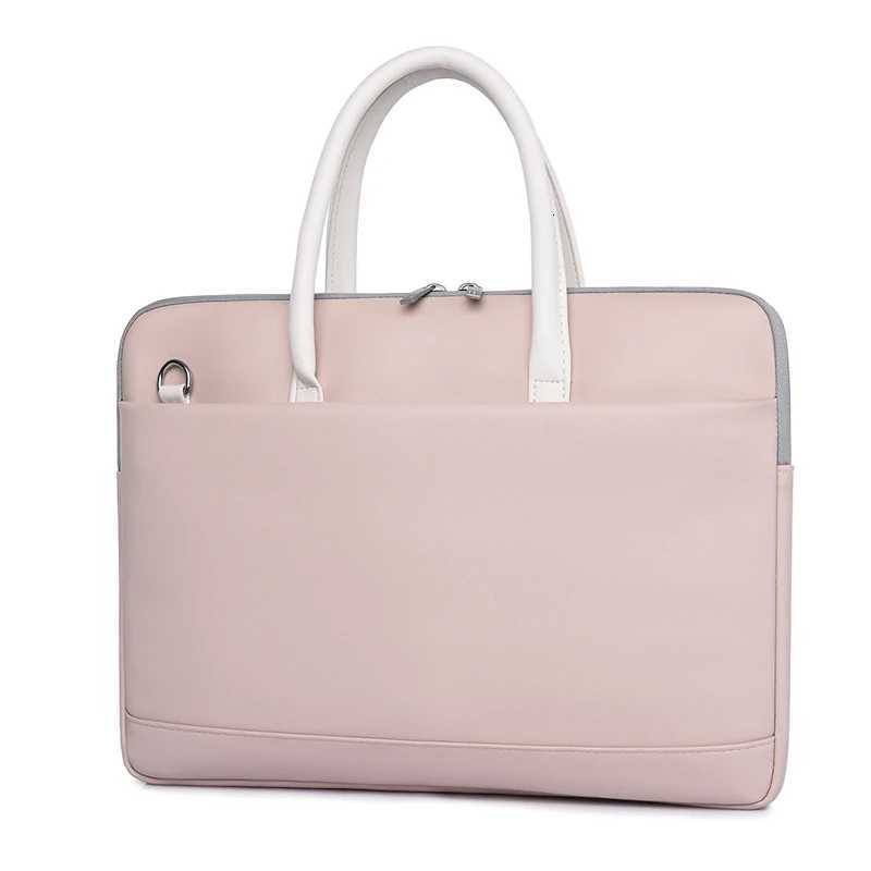 16 Inch Laptop Sleeve Bag Notebook Case PU Pouch for MacBook Air Pro 13.3 14 15.6 Inch Dell Shoulder Handbag Briefcases y250730
