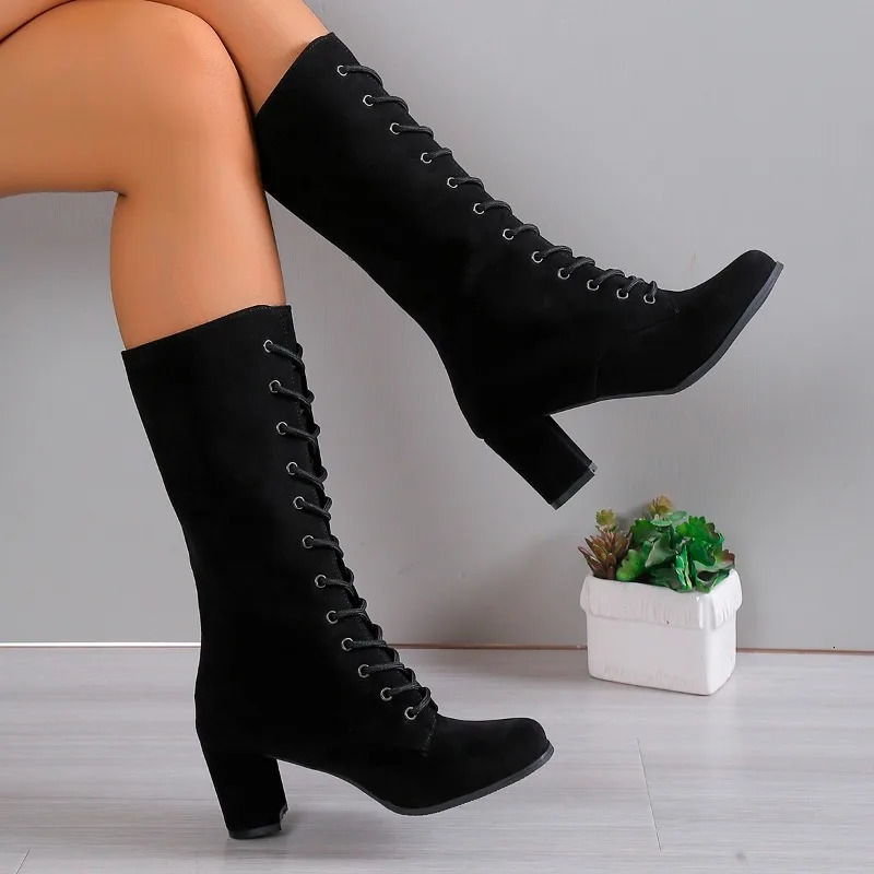 Wedges Ankle Boots For Women Pointed Toe High Heels Women Shoes Leather Metal Decor Boots Women Fashion botas de mujer 250729