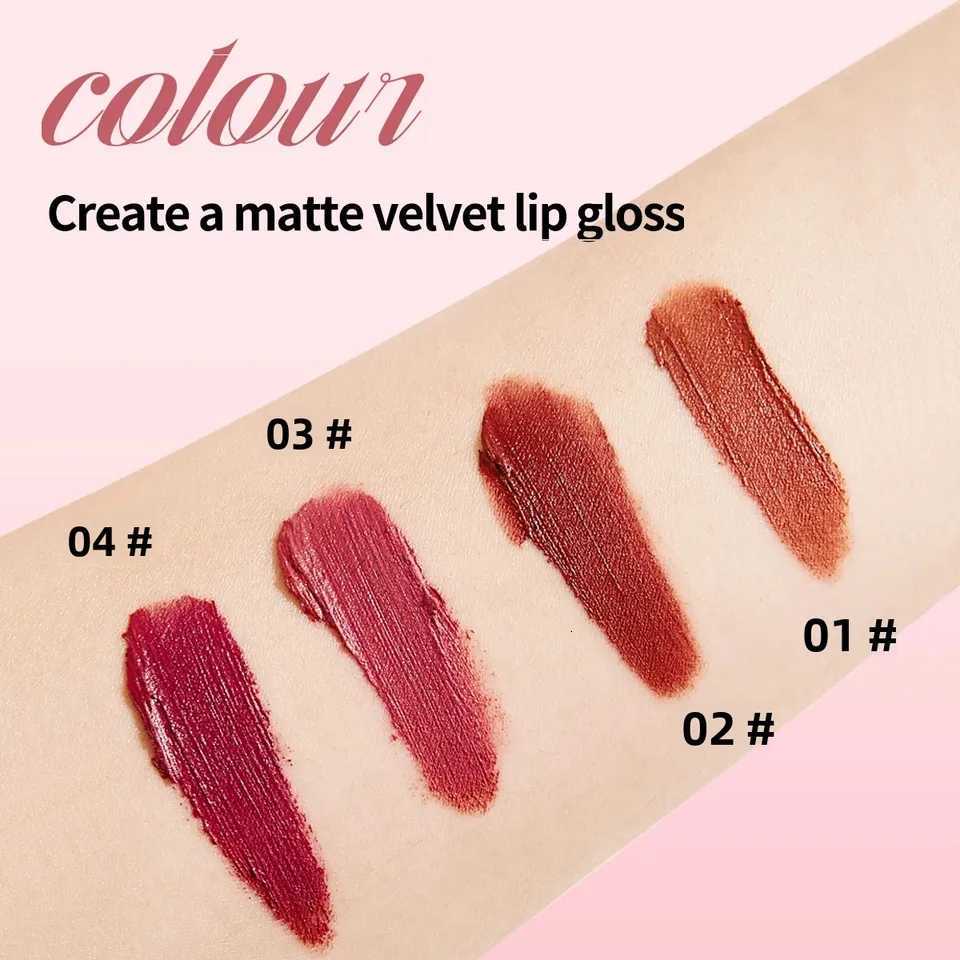 Air Cushion Lip Powder Cream Matte Long Wear Hydrating Lipstick Waterproof Non-Transfer Lip Gloss Smooth Makeup Cosmetics G250729