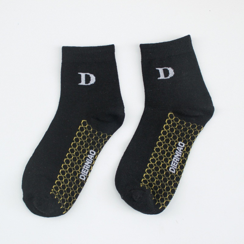 Four Seasons Socks, Polyester Cotton, Black Business Men's Mid-Calf Socks Factory