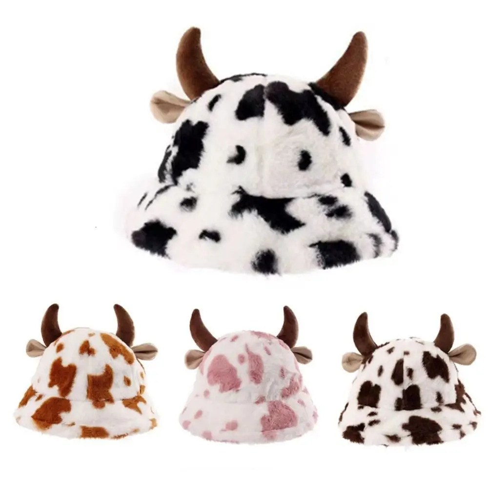 Fashion Faux Fur Fuzzy Bucket Hat Casual Hip Hop Fluffy Warm Hat Unisex Keep Warm Warmer Bonnet for Women Men 250724