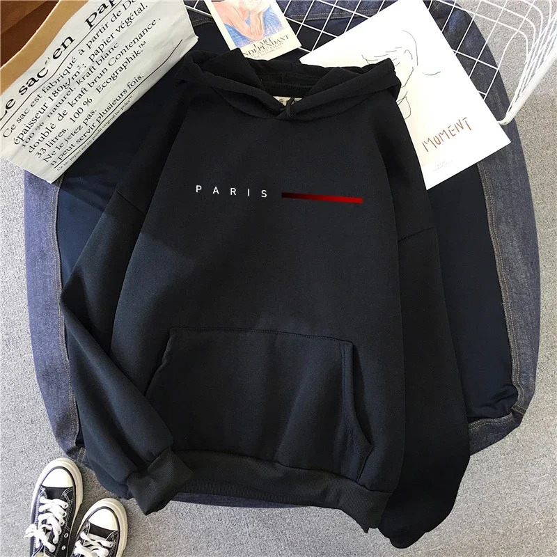 Paris Letter Womens Sweatshirts Printed Home Casual Hoodies Sports Pullover Tops Daily High Quality Clothing Autumn Winter 250729