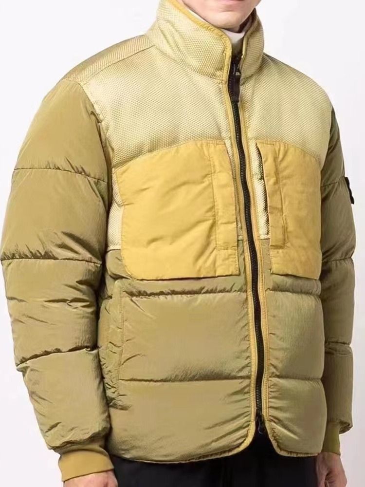 2025 stones puffer jacket men jacket designer jackets mens womens topstoney fashion embroidery graphic coat tops hooded zip windproof Jacket outerwear