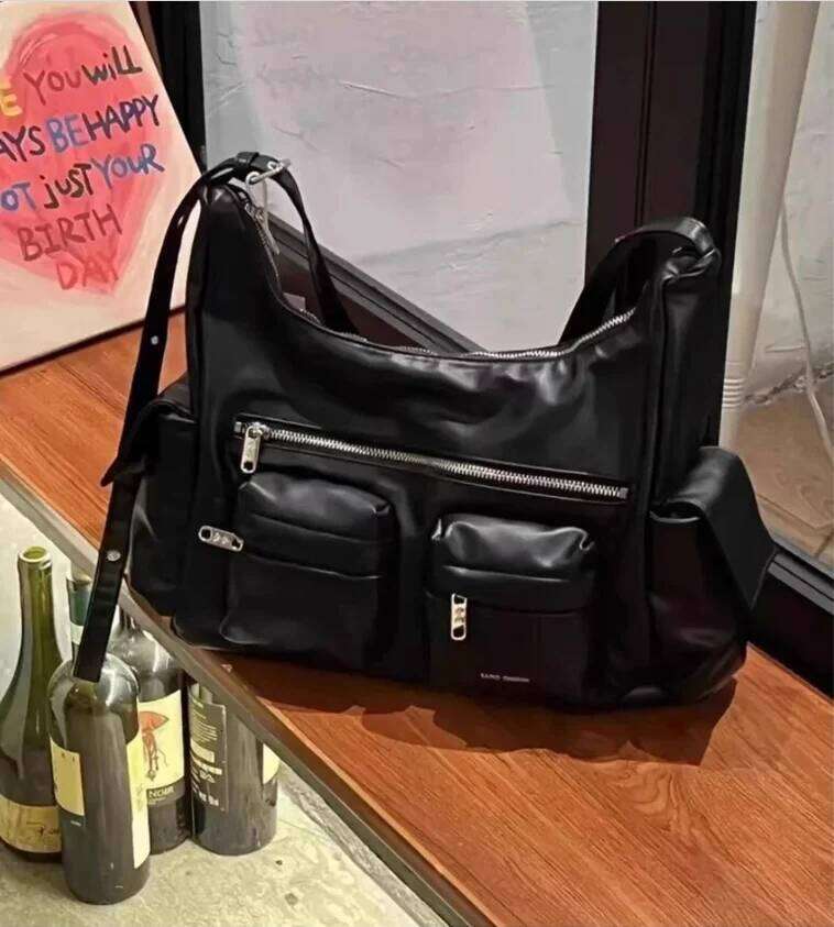 orean niche M size medium brand samoondoh motorbike cross-body same bag