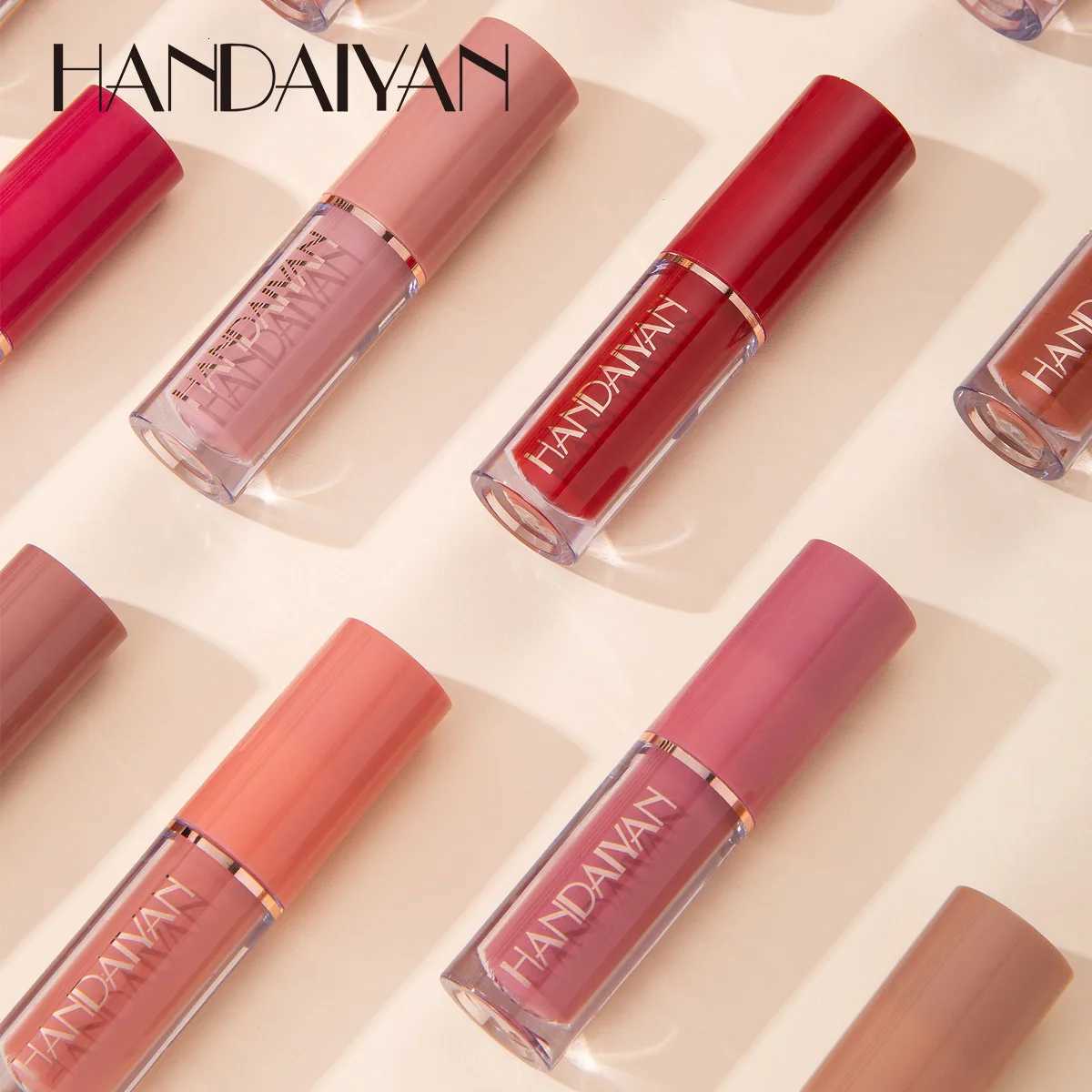 12 Color Matte Liquid Lipstick Kit Non Stick Cup Waterproof Lip Gloss Long Lasting Korean Cosmetics Makeup For Women G250729