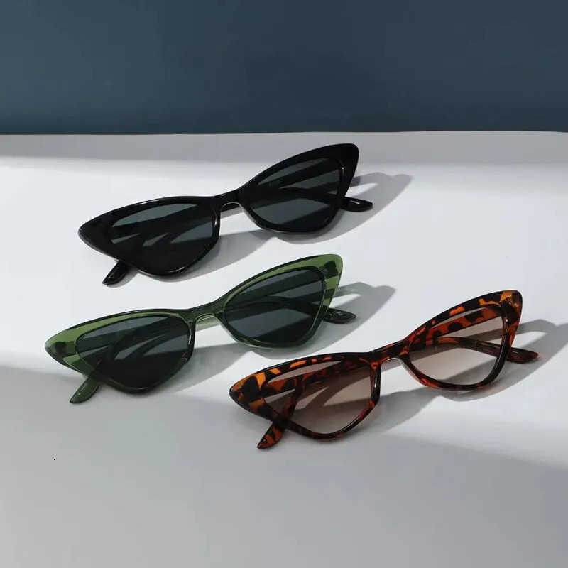 3 Pairs Per Set Small Cat Eye Sunglasse Cute Skinny Cat Eye Eyewear Retro Vintage N Cateye Sunglasses Set 250729