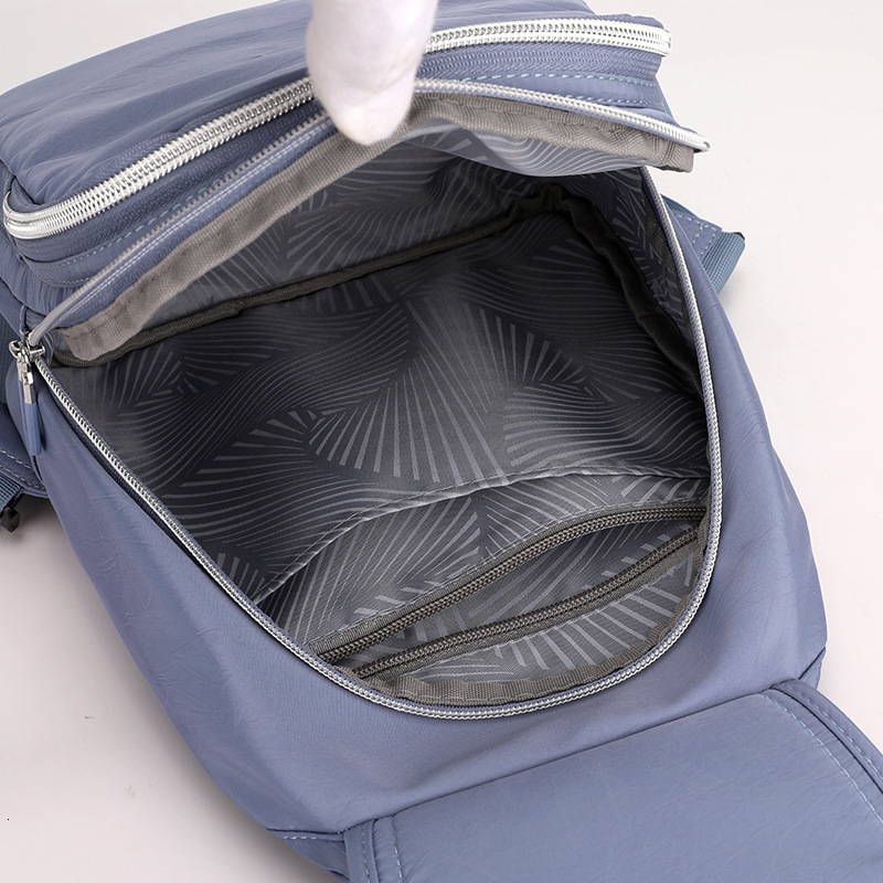 New Multi-layer Double Shoulder for Women, Large Capacity, Personalized Simple Backpack, Fashionable Portable School Bag ddmymoon