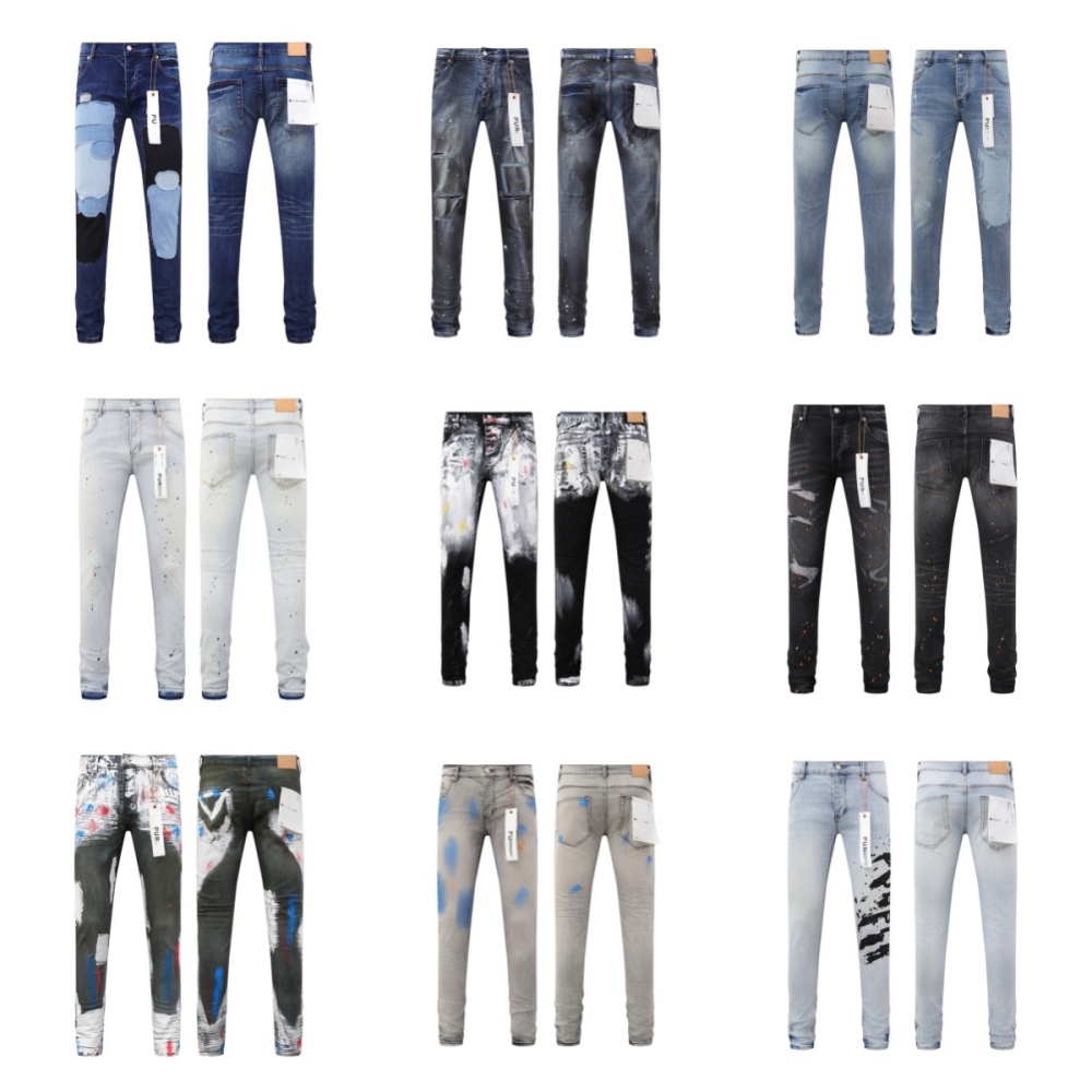 designer mens Jeans Elasticity Jean Hombre trousers Men and women fashion brand luxury pants denim pant Trend Brand Motorcycle Pants Mens Skinny LOGO buttons v0