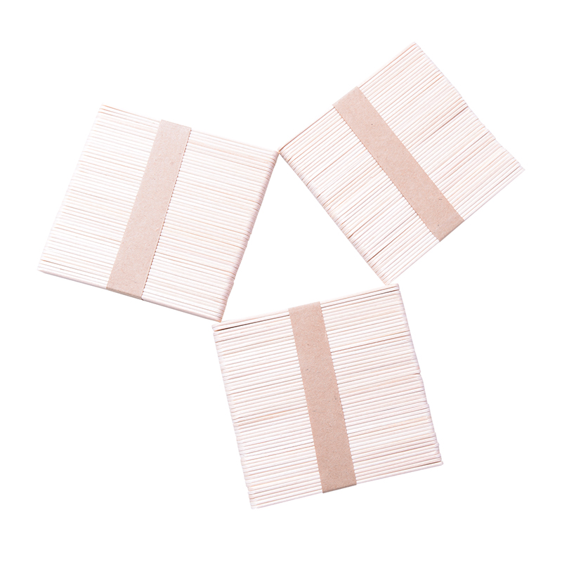 Ice cream sticks Durable Wood Popsicle Sticks: Perfect Toolset for Kids' Activities natural wood-Long style