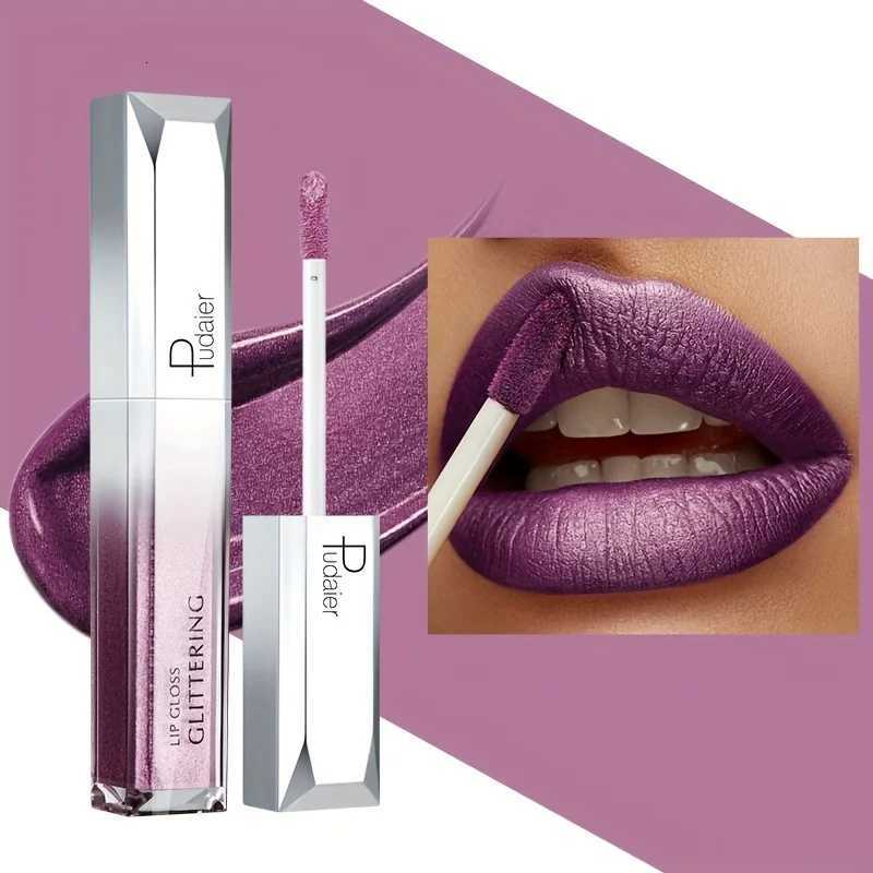 1PC Glitter Lip Gloss Matte Shiny - Waterproof Long Lasting Non-Sticky Vegan - for Party Wedding Daily Makeup G250728