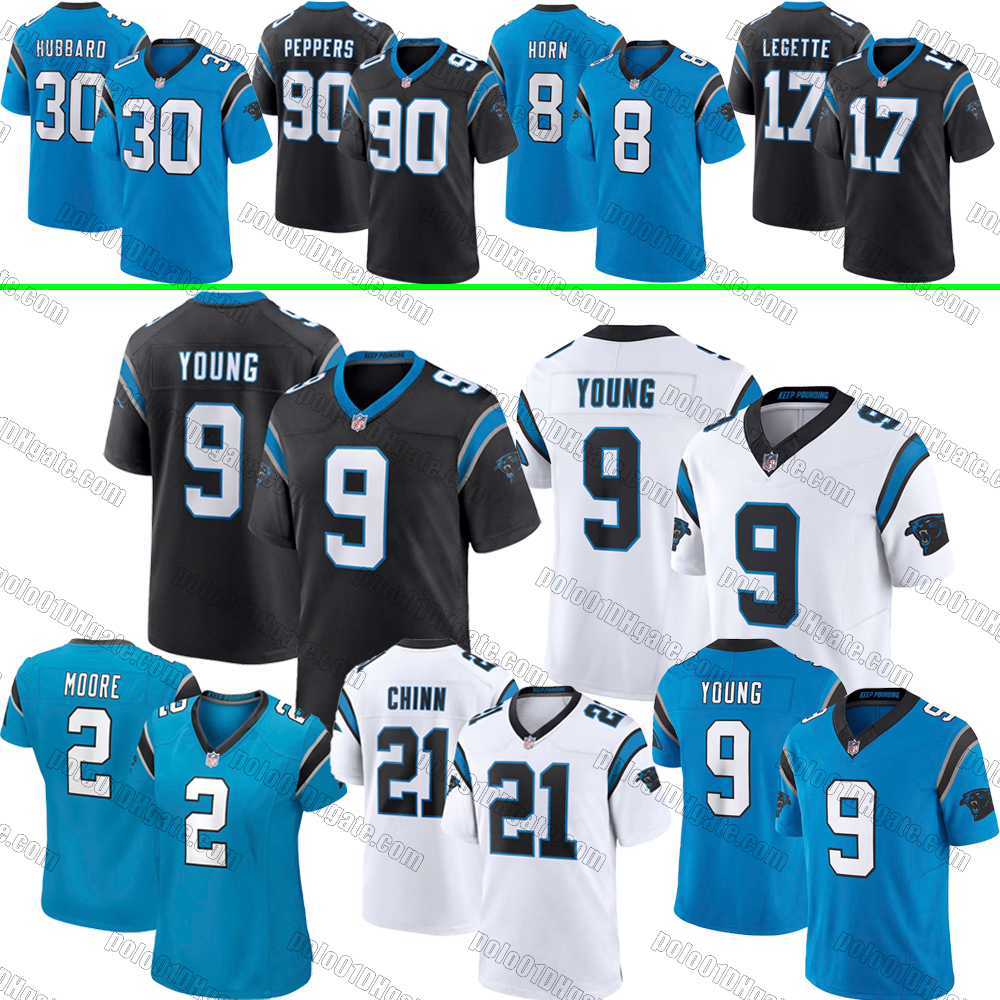 4 Tetairoa McMillan Football Jersey Pantherss Bryce Young Chuba Hubbard Xavier Legette Adam Thielen Moehrig Horn Julius Peppers Luke Carolina Kuechly Renfrow