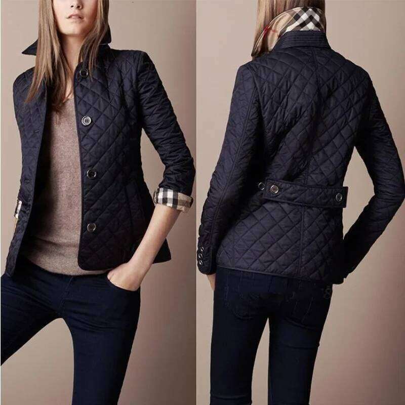 Designer Clothing Quilted Coats For Women, Lightweight, Thick Jacket, Padded Tops, Outdoor Wear, Female Clothes, Winter And Autumn, Size M-6Xl Fashion