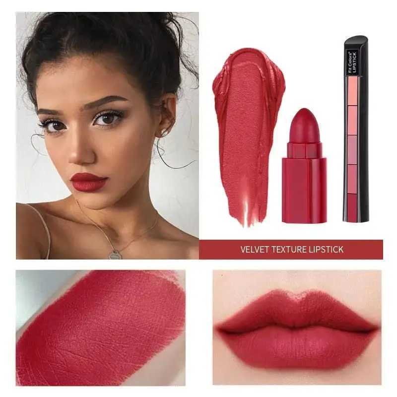 5 Colors Velvet Mist Matte Lipstick Set Super Smooth Moisturizing Non-Transfer Long Wear Lip Tint Makeup 5pcs G250729