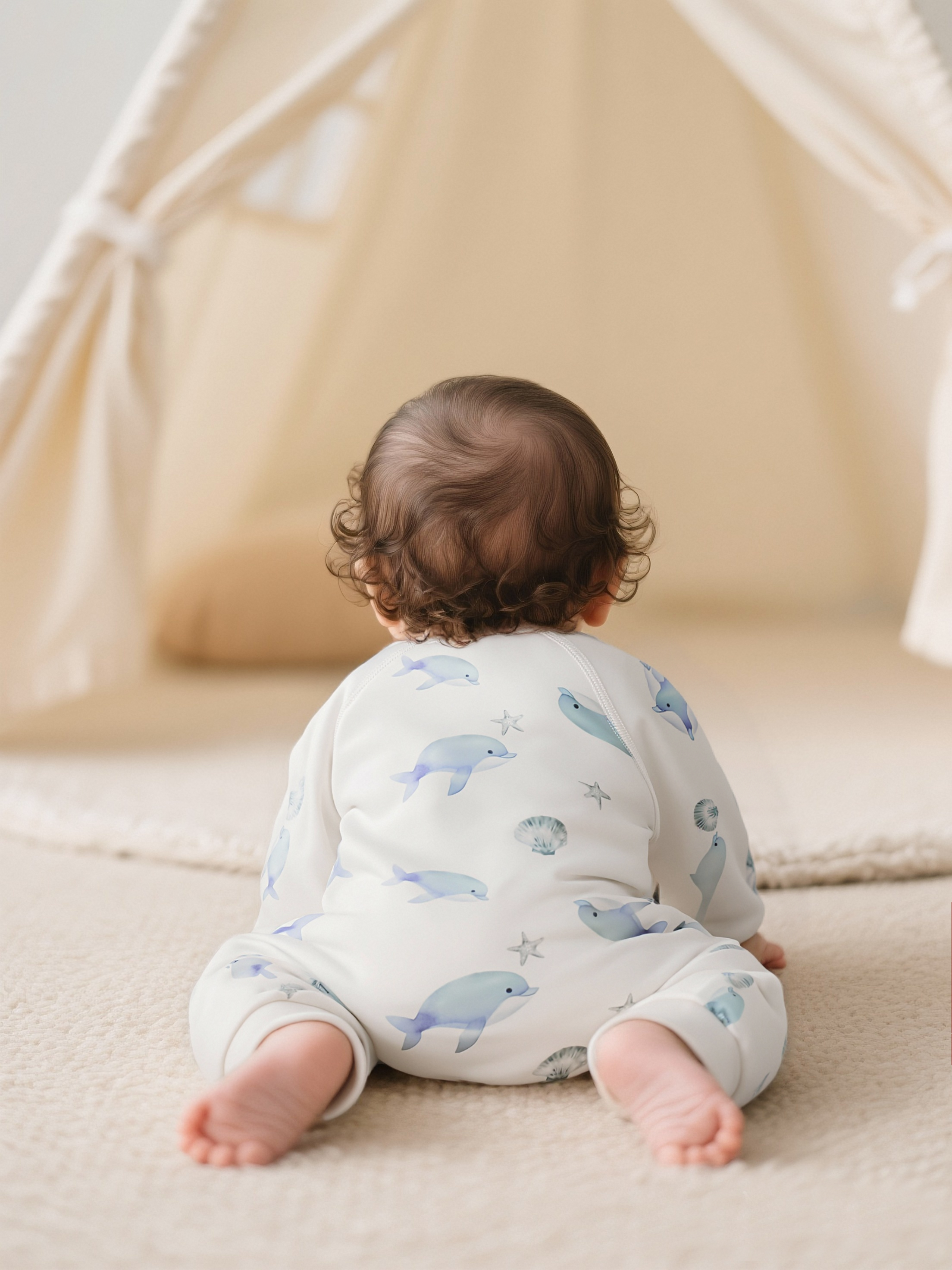 Baby Clothes Pure Cotton A-Type Autumn And Winter Baby Jumpsuit Baby Long-Sleeved Home Clothes Newborn Jumpsuit Crawling Clothes