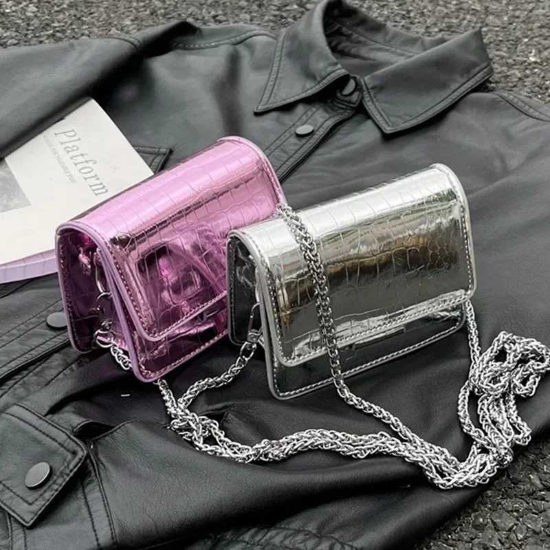 2024 Summer Popar Versatile Chain Messenger Bag Fi Mini Square Sling Bag Y250730