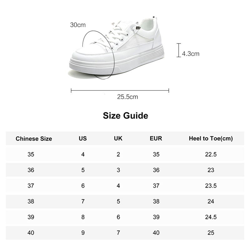 Mulinsen women's shoes summer mesh breathable white shoes thick-soled thin versatile sneakers one-step casual sports shoes