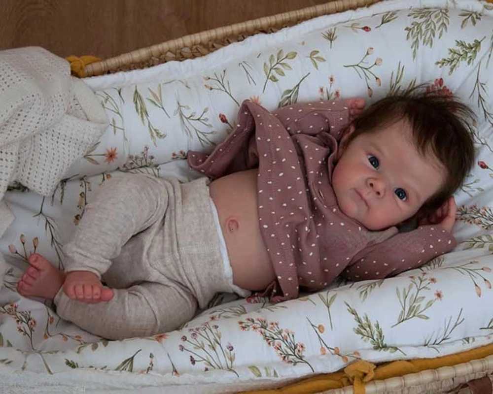 18 Inch Full Body Silicone Newborn Baby Girl Bettie Lifelike Reborn Baby Doll 3D Painted Skin Newborn Bettie Doll XJ250730