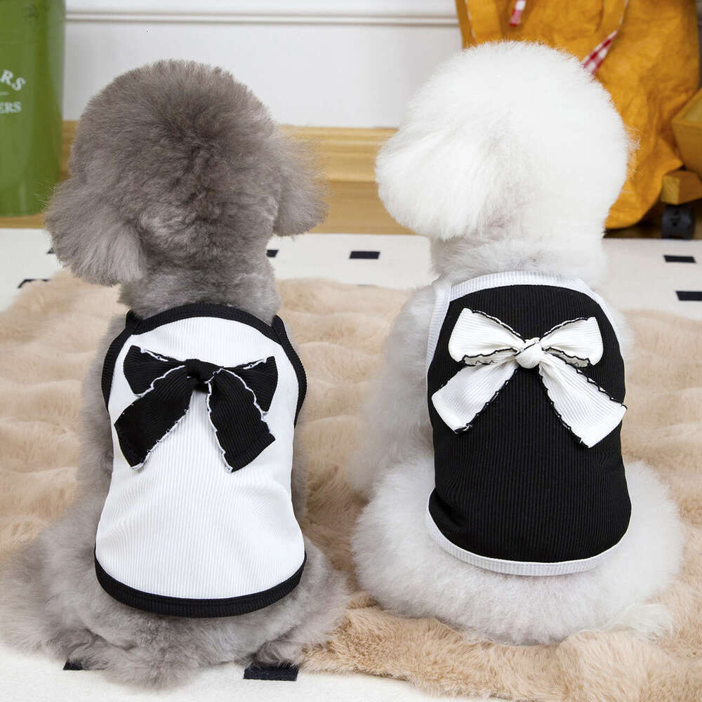 Pet Dog Cat Clothes Thin Spring Princess Camisole Teddy Bichon Refreshing Summer Simple Vest