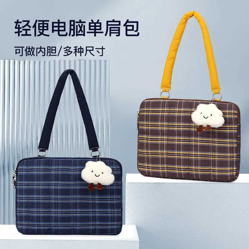 ute Laptop Sle Bag For Ipad 9.7-11 Tablet Pouch Book Air Pro 13 14 15 Dell Samsung 15.6 16 Inch Notebook Pouch Shoulder Bag y250730