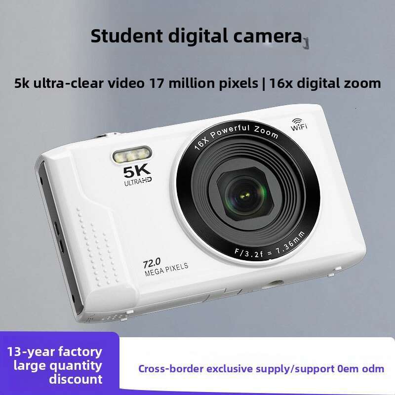 5K Digital Camera WIFI 18X Digital Zoom 72Mp Camcorder 2.8 Inches For Photography Vlogging Youtube Vintage Video Recorder SLR DSLR