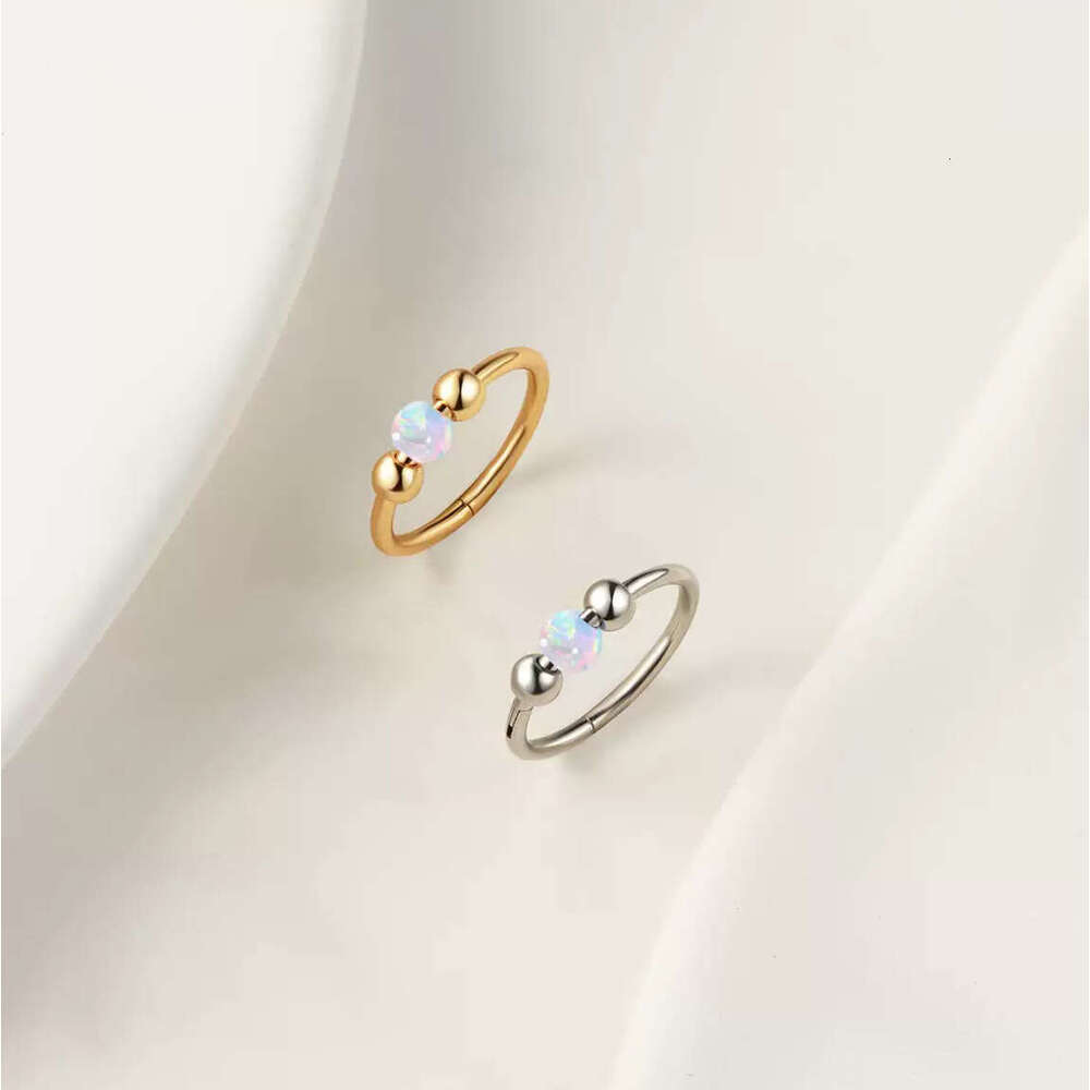 18G Hinged Spiral Nose Ring for Women, Rook, Helix, Cartilage, Dath, Tragus New Product